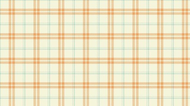 Cream Peach Mint Plaid Loop - Soft Pastel Tartan Pattern Scrolling Right