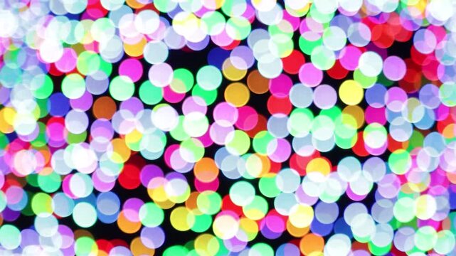 abstract bokeh background of colourful lights