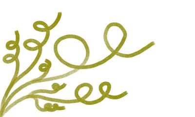 Abstract color background and copy space for text and flower