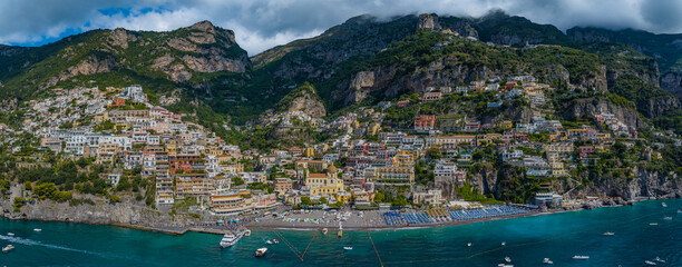 Fototapeta premium Positano from Above