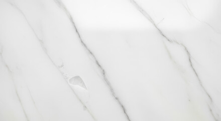 Elegant White Marble Surface With Subtle Grey Veining and Texture