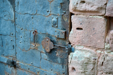old rusty door