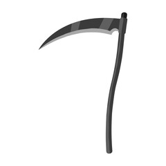 vector illustration of a classic scythe