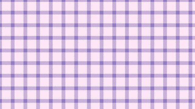 Lavender Pink Buffalo Check Loop - Pastel Gingham Pattern Scrolling Right Seamless