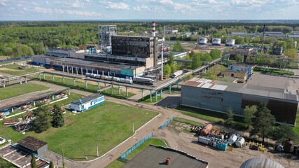 Industrial zone, industrial zone in Eastern Europe. Free economic zone.