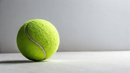 tennis ball on the court