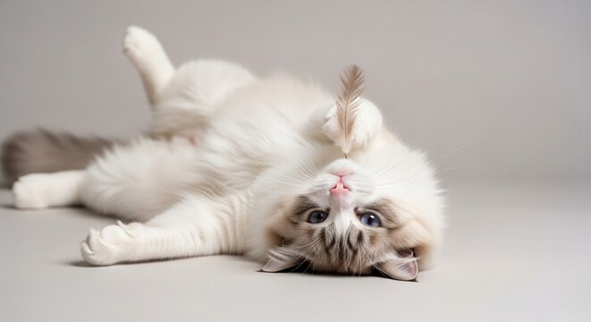white persian cat gato persa