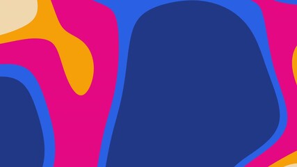 Blue and pink abstract background with organic layered shapes and vibrant fluid modern contrast design - Powered by Adobe