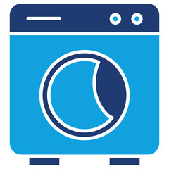 Cctv Flat Blue Icon