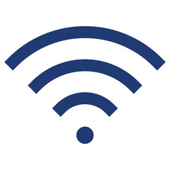 Laundry Flat Blue Icon