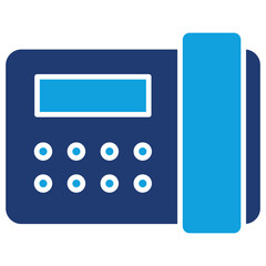 Wi-Fi Flat Blue Icon