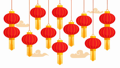 chinese new year decoration, chinese new year lantern, chinese new year lanterns, 