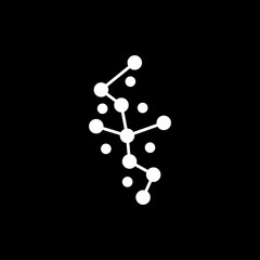 pills on black background