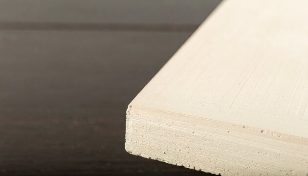 Cream Microcement Ledge Detail Closeup