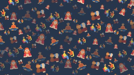 Mental Health Support Pattern Wellbeing Therapy Counseling Togetherness