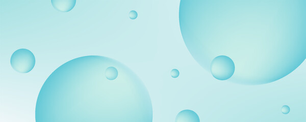 3D ball abstract Background. Soft Gradient with minimal bounce ball with shadow and light effect. Realistic 3d bubble background.