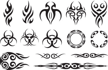 Tribal tattoo designs collection for stylish body art