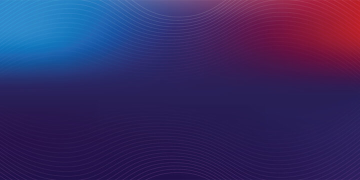 Blue purple red gradient mesh abstract background with wavy blended lines nice for wallpaper or banner
