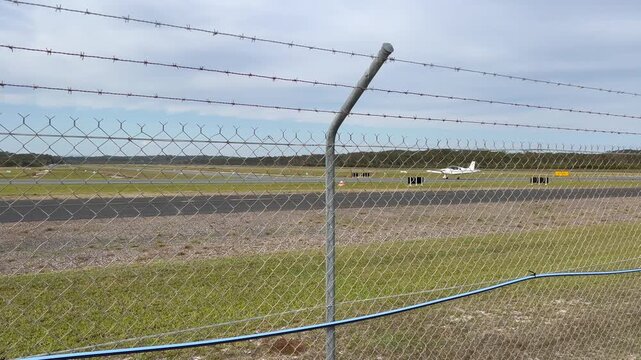 Recreational plane on Port Macquarie Airport runway.There are approximately over 10,000 recreational pilot licenses and 8,406 private pilot licenses in Australia.