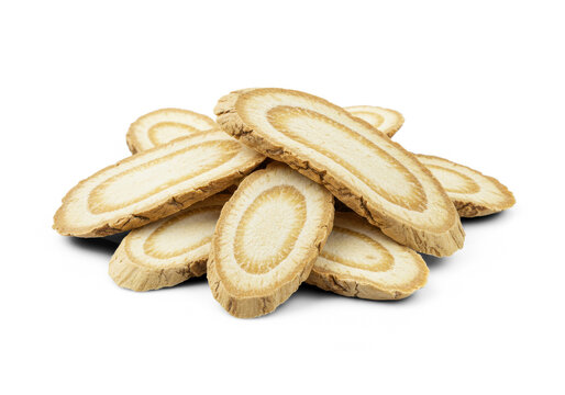 Dried Sliced Astragalus Root Traditional Chinese Herbal Medicine