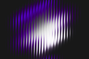Abstract gradient background with ribbed fractal glass effect. vertical lines texture with glass effect. Refracted glass morphism effect with colorful gradient.