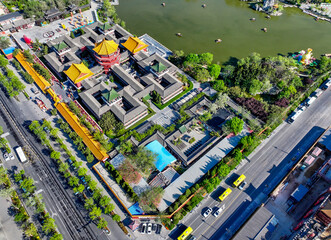 Naklejka premium China Hanyuan Stele Forest, Kaifeng City, Henan Province