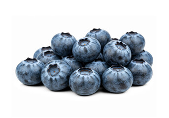 Heap of Fresh Blueberries on Transparent Background PNG Image