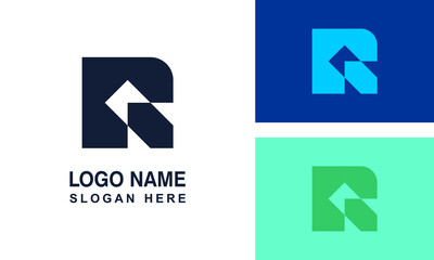 Creative R abstract logo