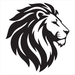 lion head silhouette