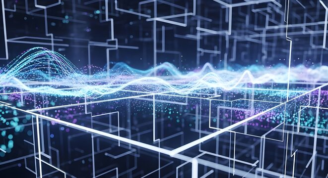 Diverse Business Team Collaborating on Project Data Using Augmented Reality Glasses