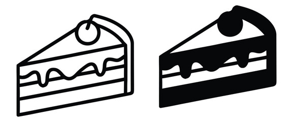 Delightful Slices of Cake Ready to Be Enjoyed as a Sweet Dessert Treat