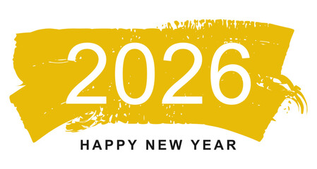 2026 New Year’s Day Greeting Card with Golden Glitter Design. Elegant Festive Background for Holiday Celebration, Sparkling Holiday Background for Seasonal Greetings