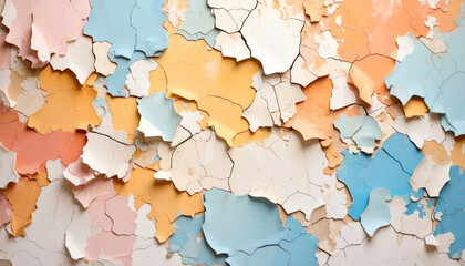 Expired paint on cement walls