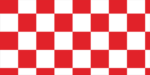 Fototapeta premium red white checkered seamless background. Red white graphic resource checkered pattern eps 10