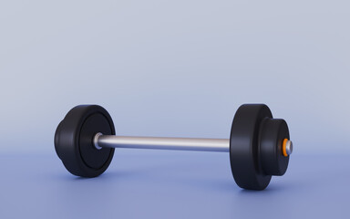 Workout gym tools, Barbell, Sport equipment, Gym time concept
