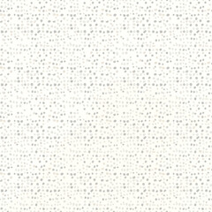 A subtle, minimalist background pattern featuring irregular, scattered dots on a light, textured surface.
