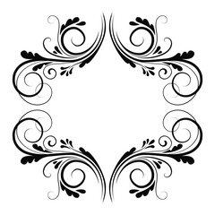 vector flower designs and background and borders