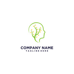 Artificial Intelligence Logo Design Brain vector AI Brainstorming