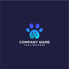 Vector Pet Shop Logo Design Template