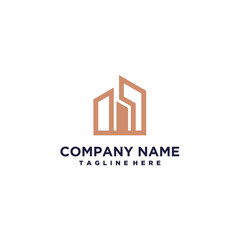 real estate logo design vector