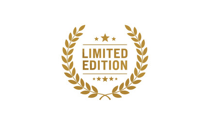 Exclusive limited edition laurel wreath design conveys premium quality, perfect for marketing, product launches, and special promotional campaigns to boost sales