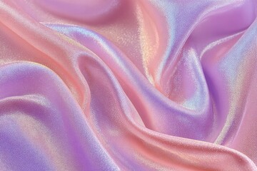 Obraz premium Soft, flowing pastel silk fabric drapes