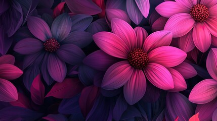 flower, nature, bouquet, pink, floral, flowers, vector, plant, 