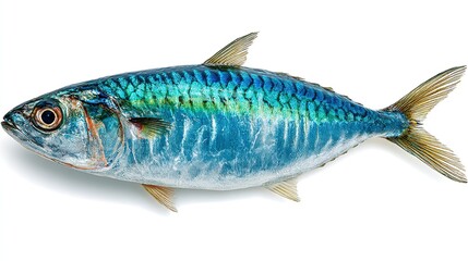 Fototapeta premium Isolated Sardine Fish on White Background