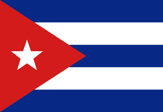 Cuba  flag illustrator national