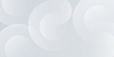Abstract white and gray circular layered background. Modern Trendy design in Vector EPS 10