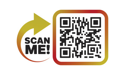Obraz premium QR code scan icon set with scan me frame and smartphone interface elements for mobile payment, app login, id verification, and modern digital user interface design