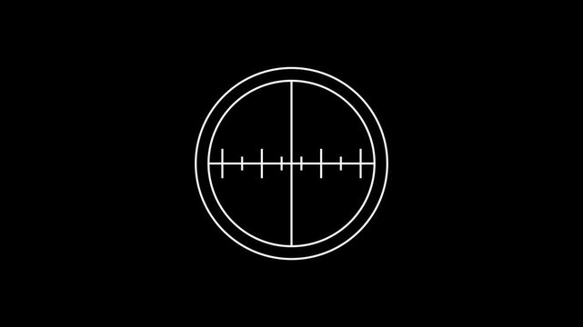 Military target icon animation Isolated on Black Background. HUD Circle User interface on isolated black background.
sniper gun goal target symbol icon, Crosshair, gun aim, sniper target concept.
