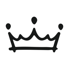 
king crown icon set vector 
