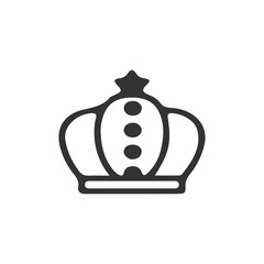 
king crown icon set vector 

